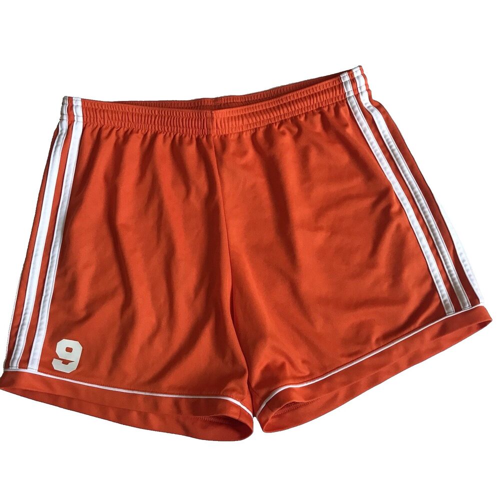 adidas Bright Orange Women's Athletic Shorts